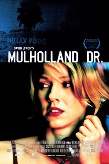The poster of the film sets the face of the main character, holding a telephone, against colored lighting